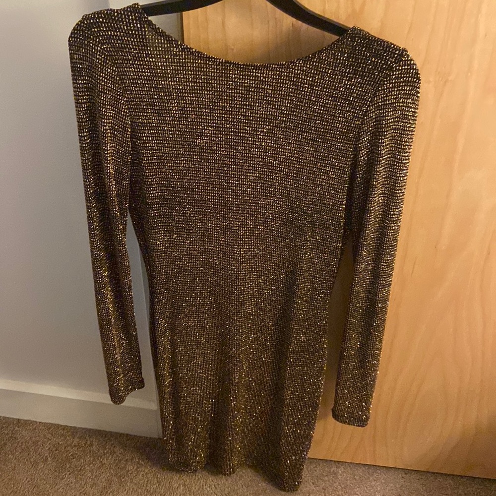 Gold Glitter Dress